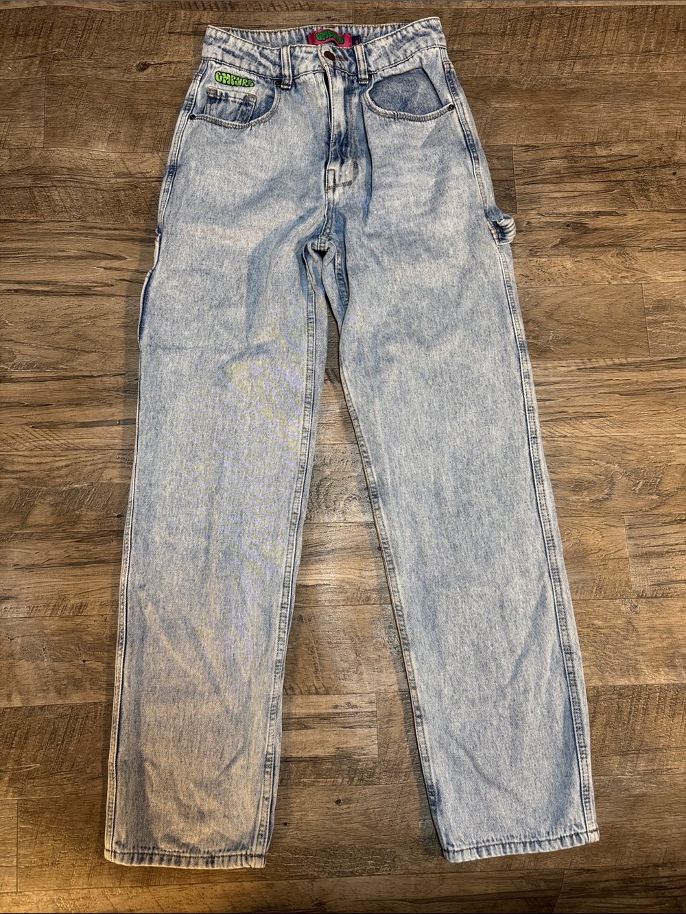 Empyre “Tori” Light Blue Relaxed Carpenter Jeans - Size 0